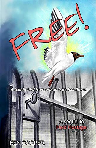 Free!: A bandit bird from prison bars has flown