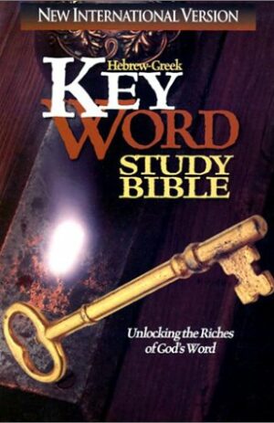 Bib the Hebrew-Greek Key Word Study Bible Niv Bonded Burgundy Lthr. Plain
